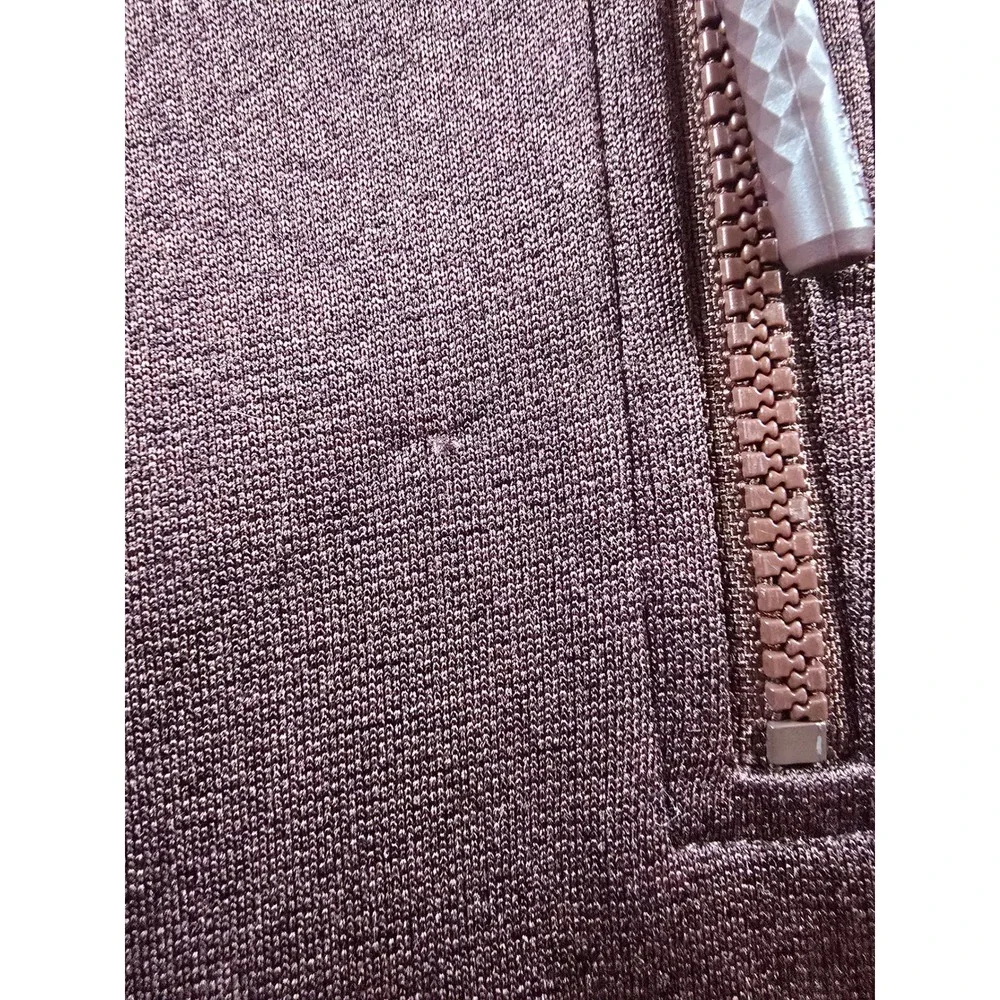 The North Face Quarter Zip Pullover Mens L Maroon Fleece Outdoor Hiking Gorpcore